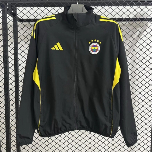 2025/2026 Fenerbahce Windbreaker Black Football Shirt