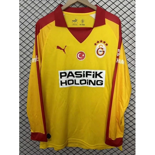 2026 Galatasaray Special Edition Yellow Long Sleeve Soccer Jersey