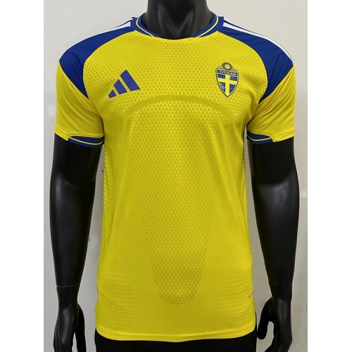 2026 Sweden Home Player Version Soccer Jersey