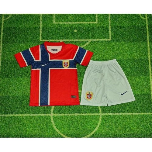 2026 Norway National Team Home Football Shirt Kids Size
