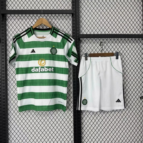 2025/2026 Celtic Home Football Shirt Kids Size