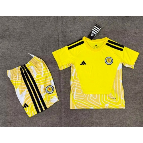 2026 Scotland National Team Goalkeeper Football Shirt Kids Size