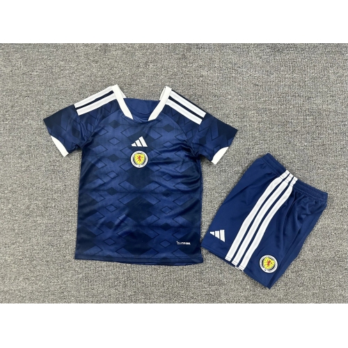 2026 Scotland National Team Home Football Shirt Kids Size