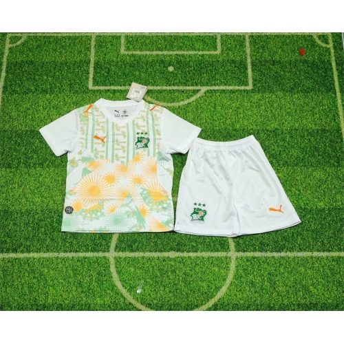 2026 Ivory Coast National Team Away Football Shirt Kids Size
