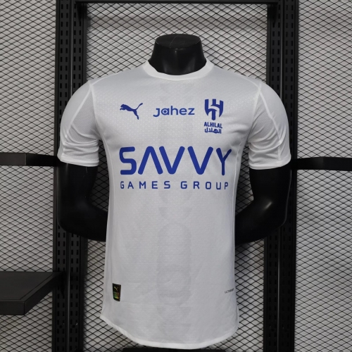 2025/2026 Player Version Al-Hilal Saudi Arabia Away Football Shirt