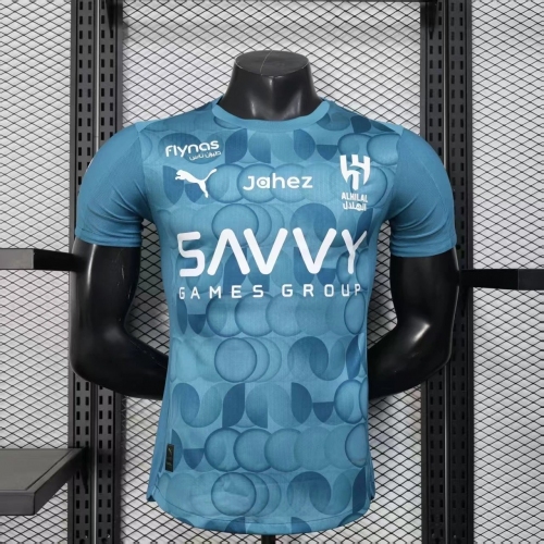 2025/2026 Player Version Al-Hilal Saudi Arabia Third Away Football Shirt