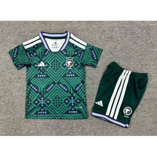 2026 Saudi Arabia National Team Home Football Shirt Kids Size