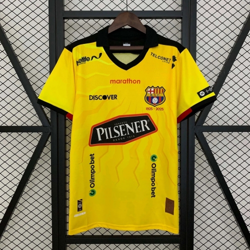 2025/2026 Barcelona 100th Anniversary Edition Yellow Football Shirt