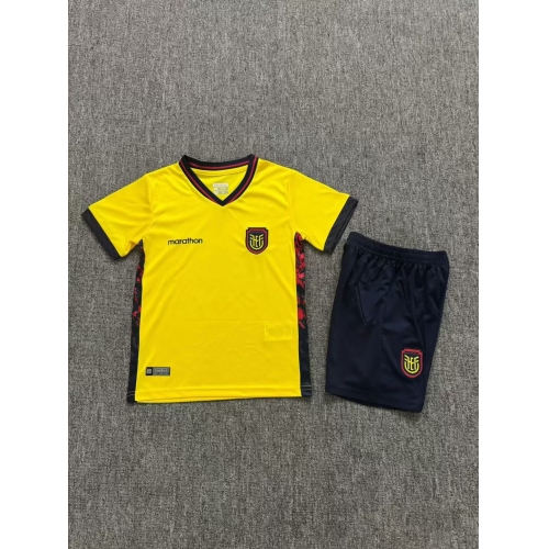 2026 Ecuador National Team Home Football Shirt Kids Size