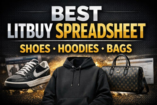 Best Litbuy Spreadsheet Categories: Shoes, Hoodies, Jackets, Pants and Bags
