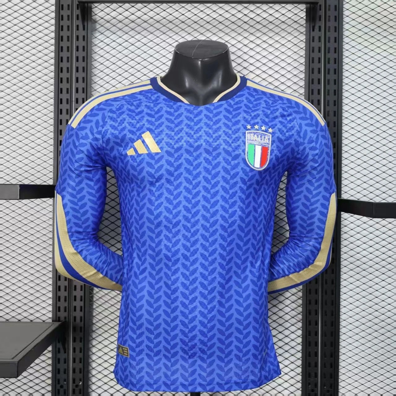 Argentina Italy Home Long Sleeves Jersey Player Version World Cup 2026