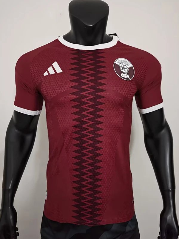 2026 Qatar Home Player Version Soccer Jersey