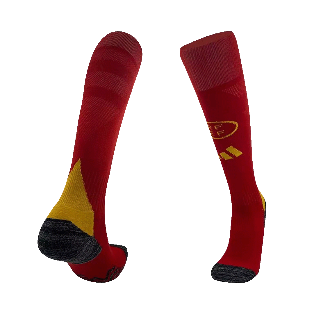Spain Home Soccer Socks Kids