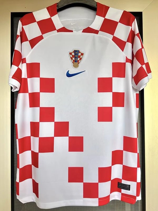 22/23 Croatia Home World Cup Fans Soccer Jersey