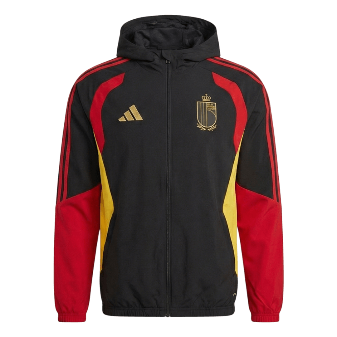 Belgium Hoodie Jacket 2026-Red&Black