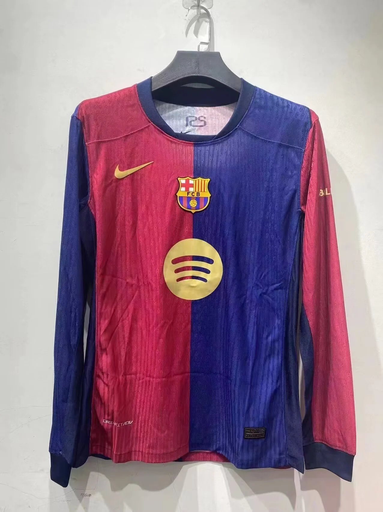 2024/2025 Long Sleeve Barcelona Home Football Shirt