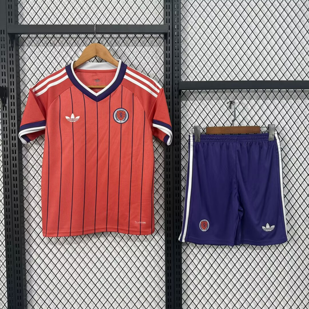 2026 Scotland National Team Away Football Shirt Kids Size