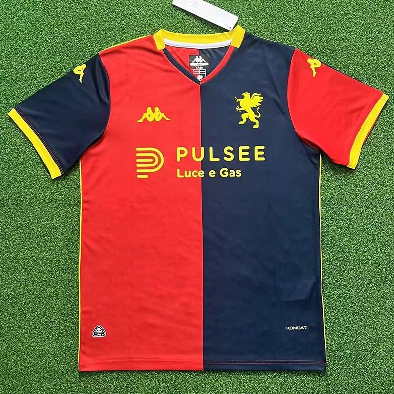 25/26 Genoa Home Fans Soccer Jersey