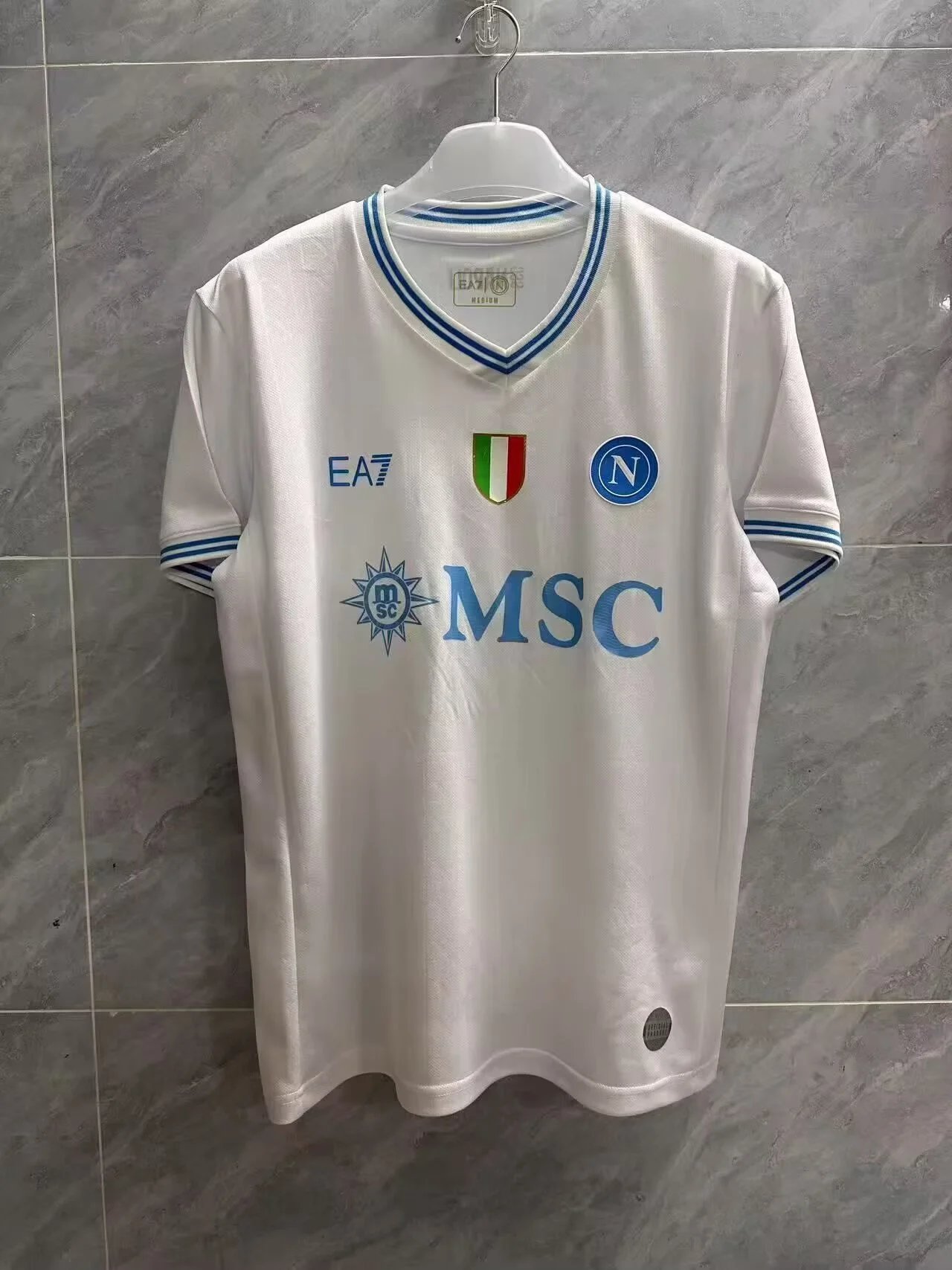 2025/2026 Napoli Champions League Edition White Soccer Jersey