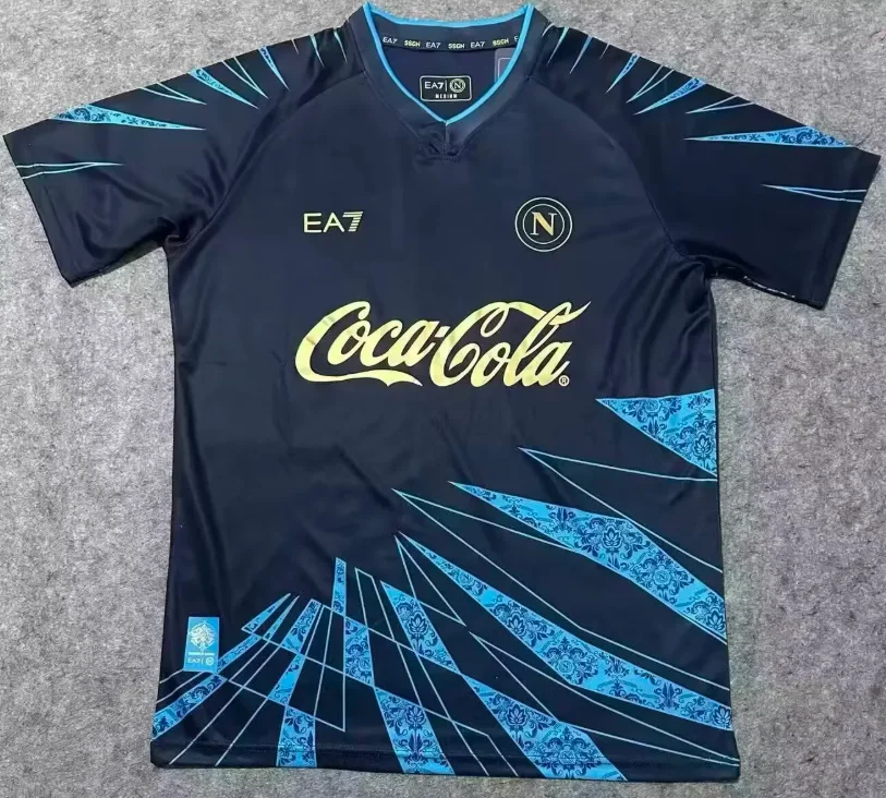 2026/2027 Napoli Pre-Match Training Suit Blue Soccer Jersey
