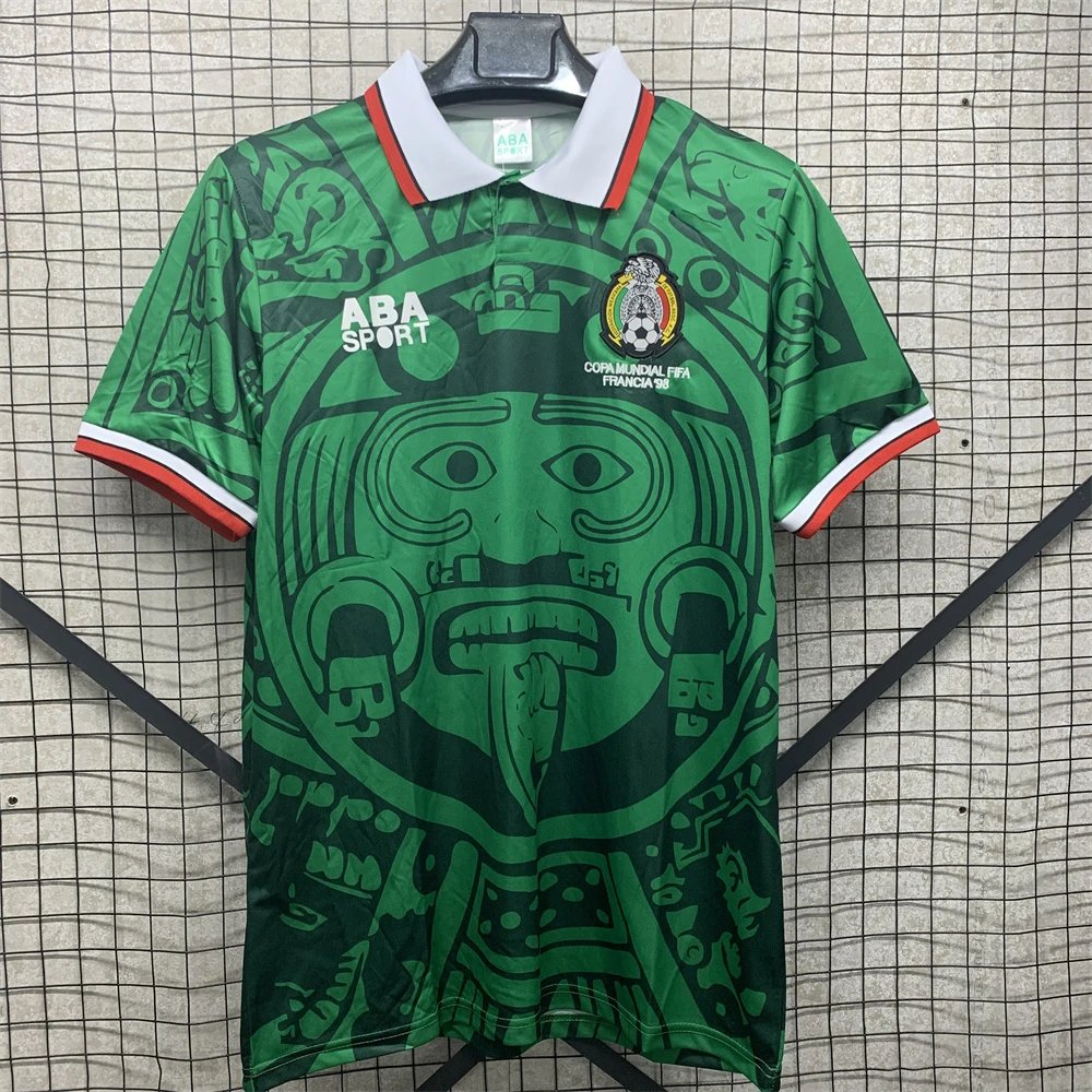1998 Retro Mexico National Team Home Football Shirt