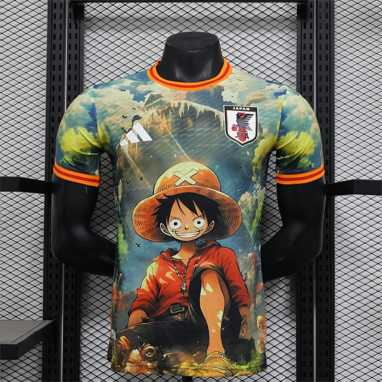 2025 Player Version Japan Special Edition Straw Hat Luffy Football Jersey
