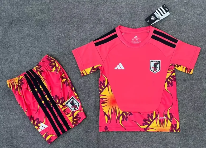 2026 Japan Goalkeeper Red Football Jersey Kids Size