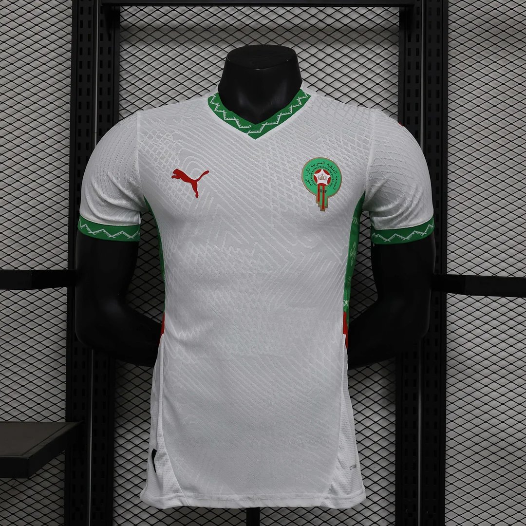 2025 Player Version Morocco National Team Away Football Shirt