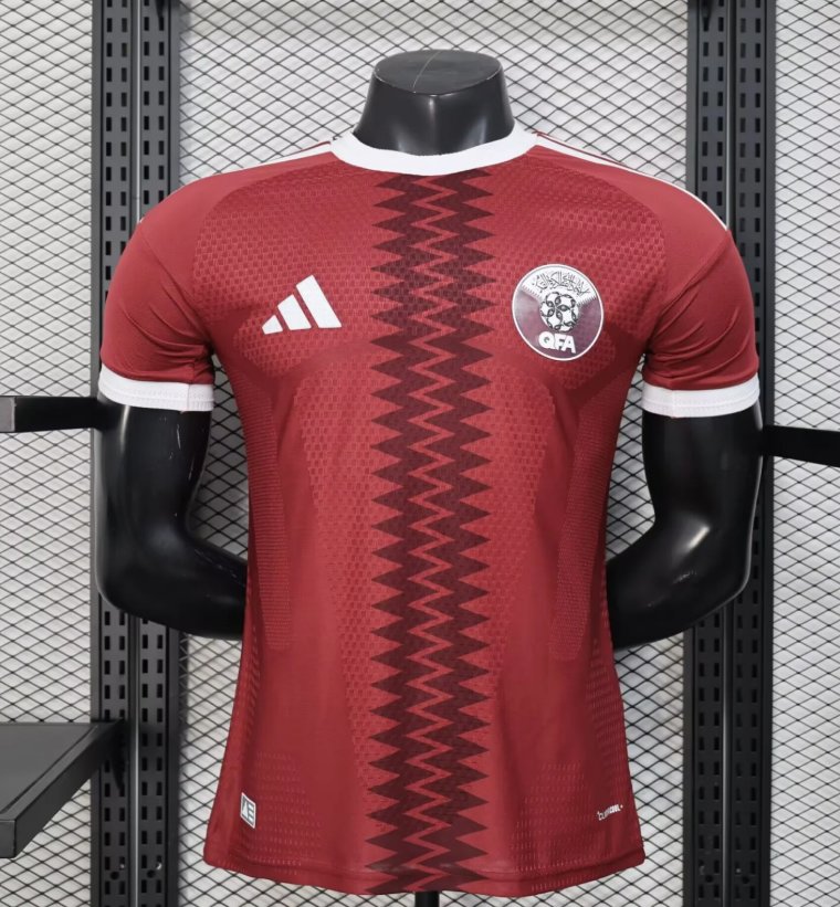 2026 Player Version Qatar National Team Home Football Shirt