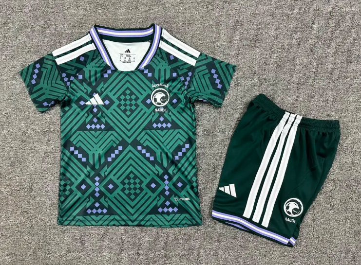2026 Saudi Arabia National Team Home Football Shirt Kids Size