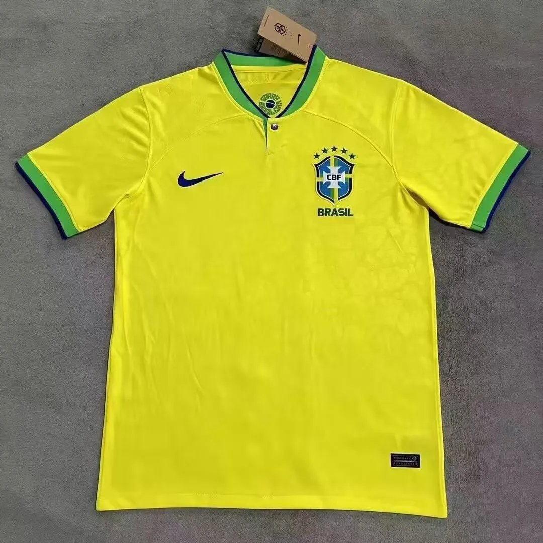 2023 Brazil National Team Home Soccer Jersey