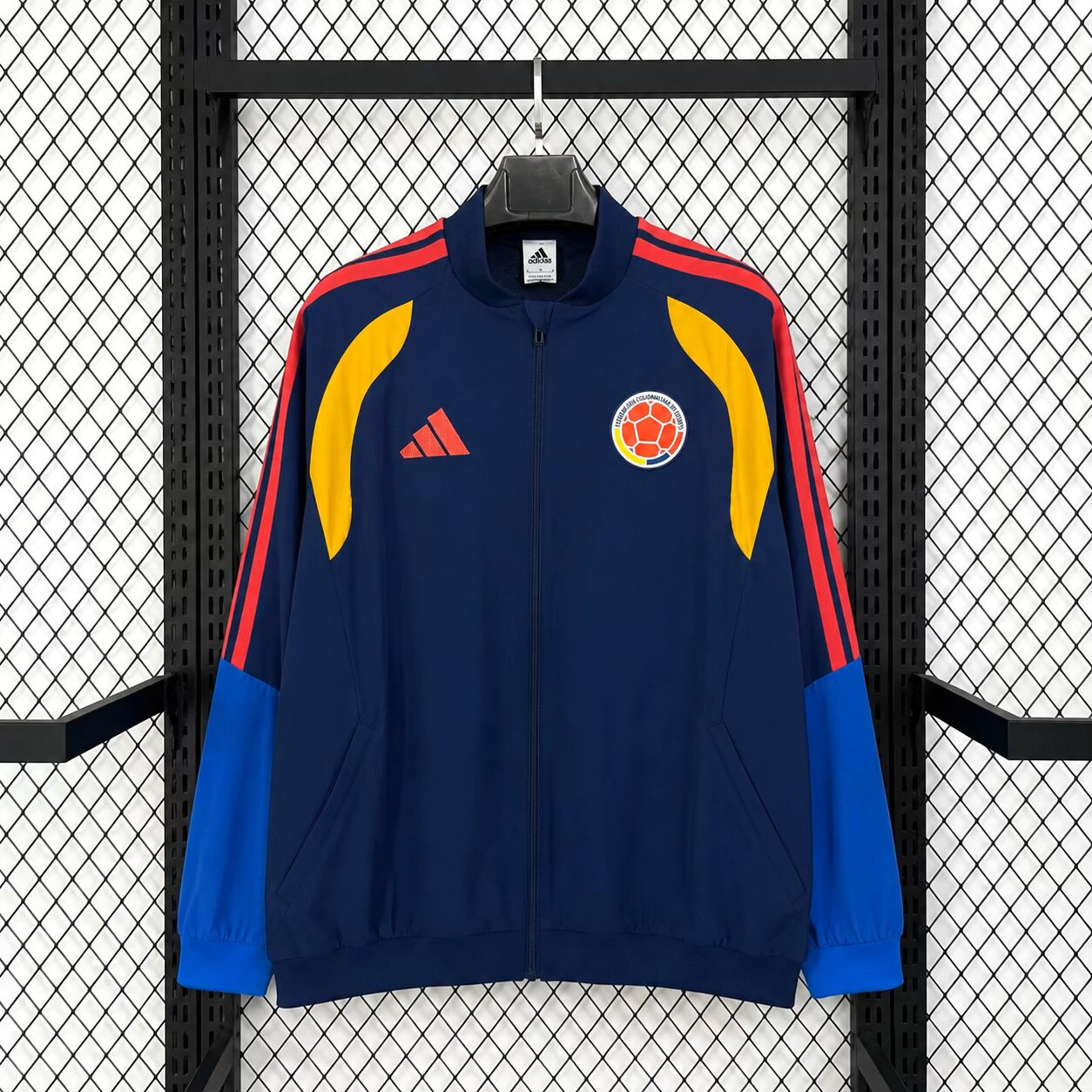 2026 Colombia National Team Windbreaker Blue Football Shirt