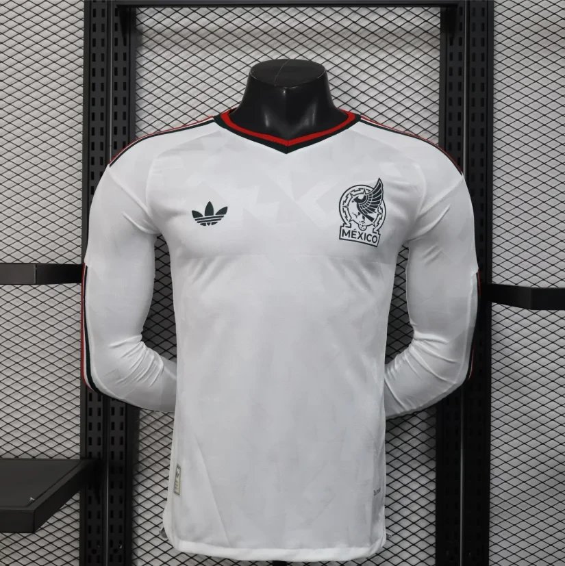 2026 Long Sleeve Player Version Mexico National Team Away Football Shirt