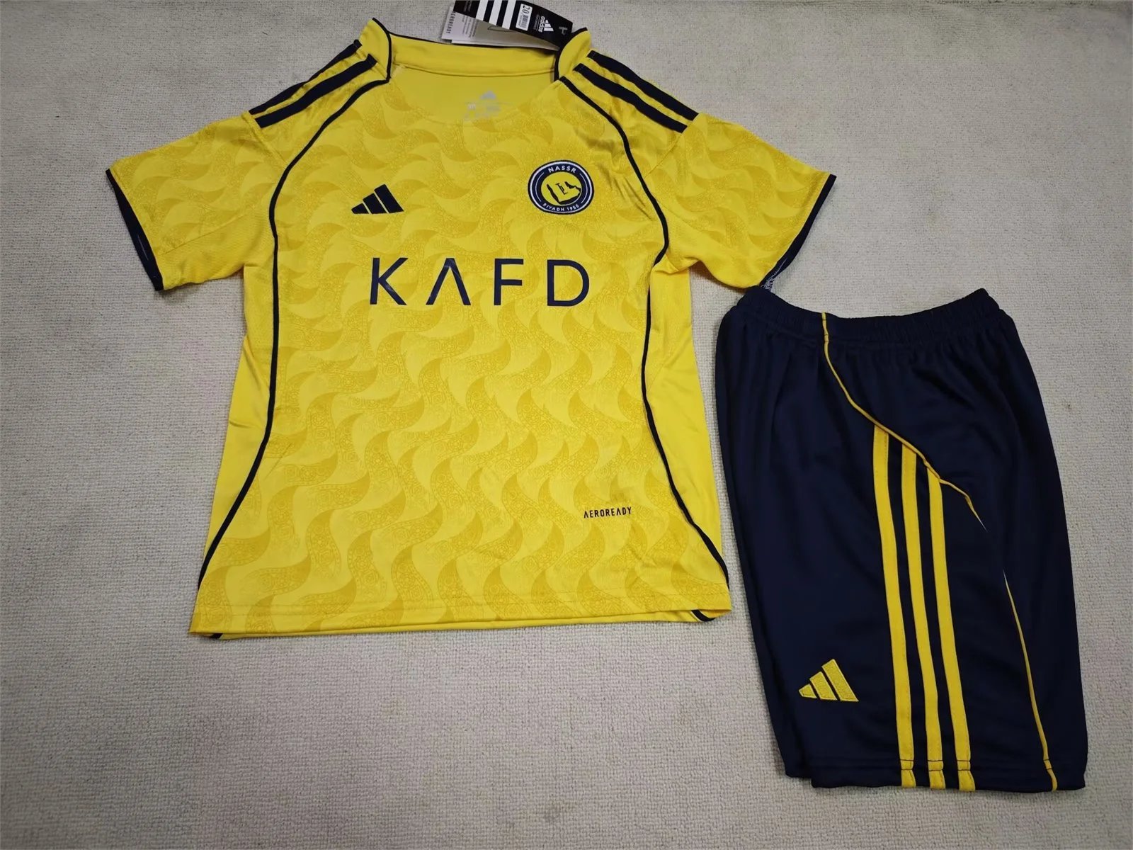 2025/2026 Al-Nassr Home Football Shirt Kids Size