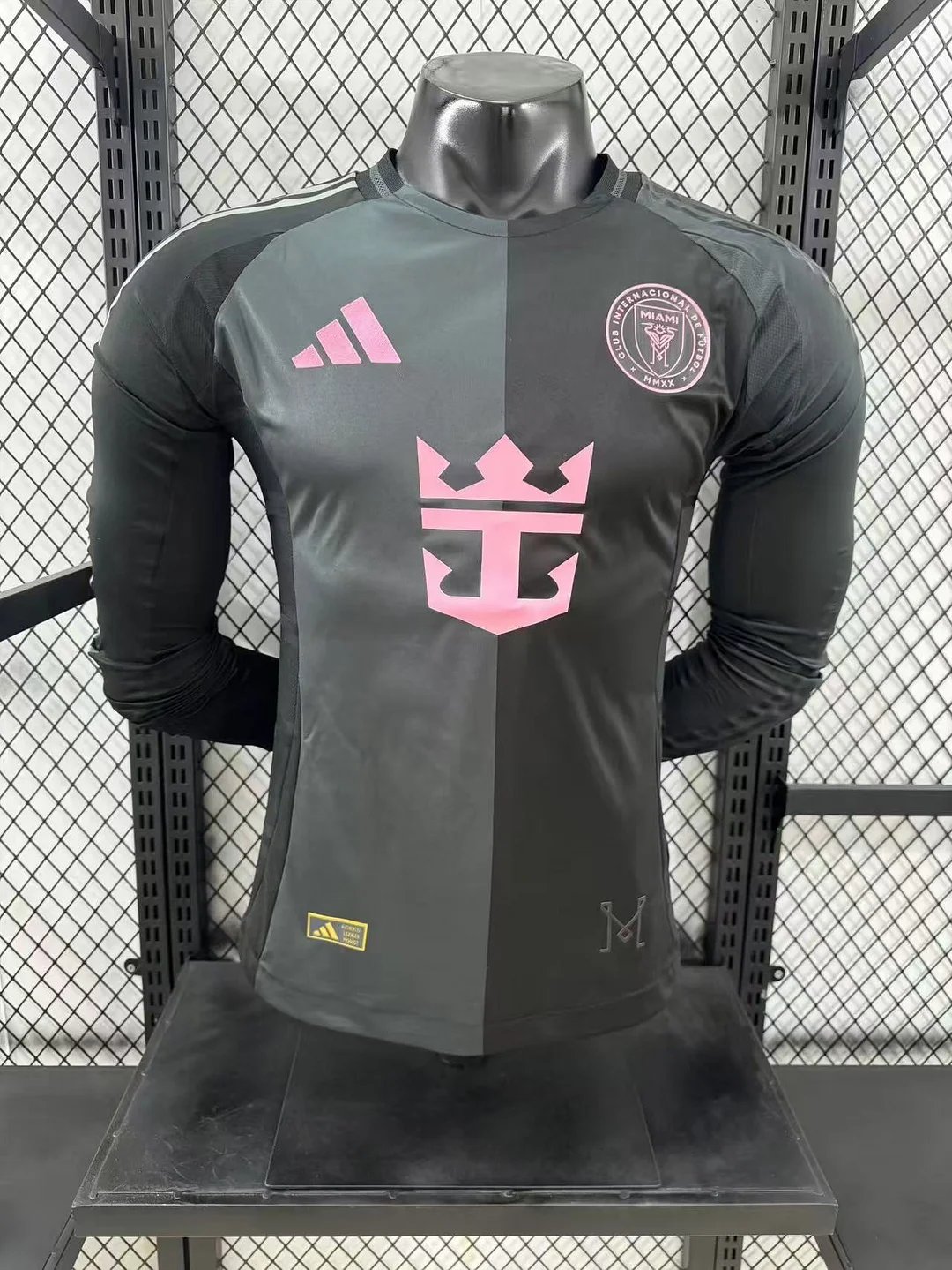 2025/2026 Long Sleeve Player Version Inter Miami Away Soccer Jersey