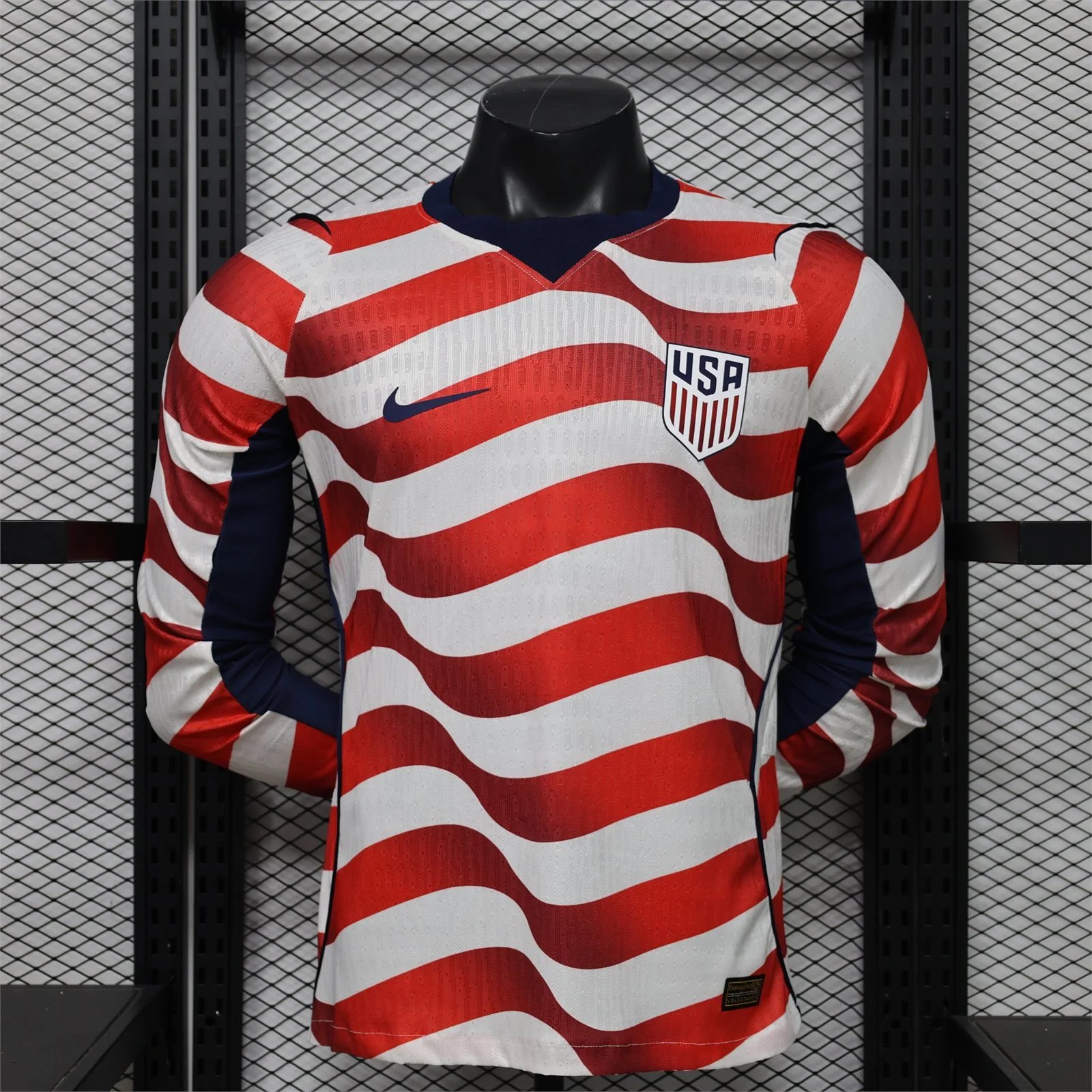 USA 2026 Long Sleeve Player Version United States National Team Home Football Shirt