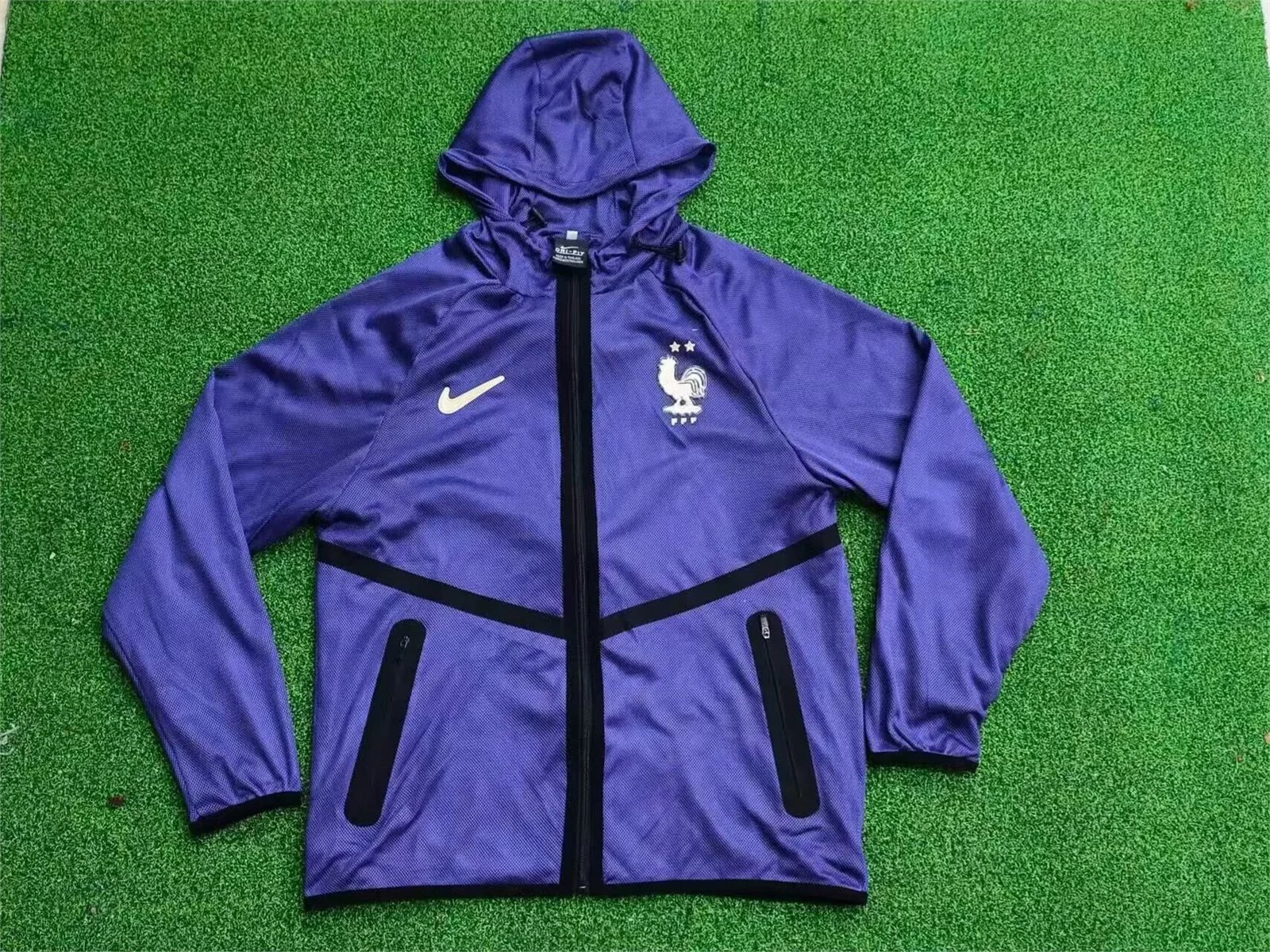 2026 France National Team Pre-Match Training Purple Football Shirt