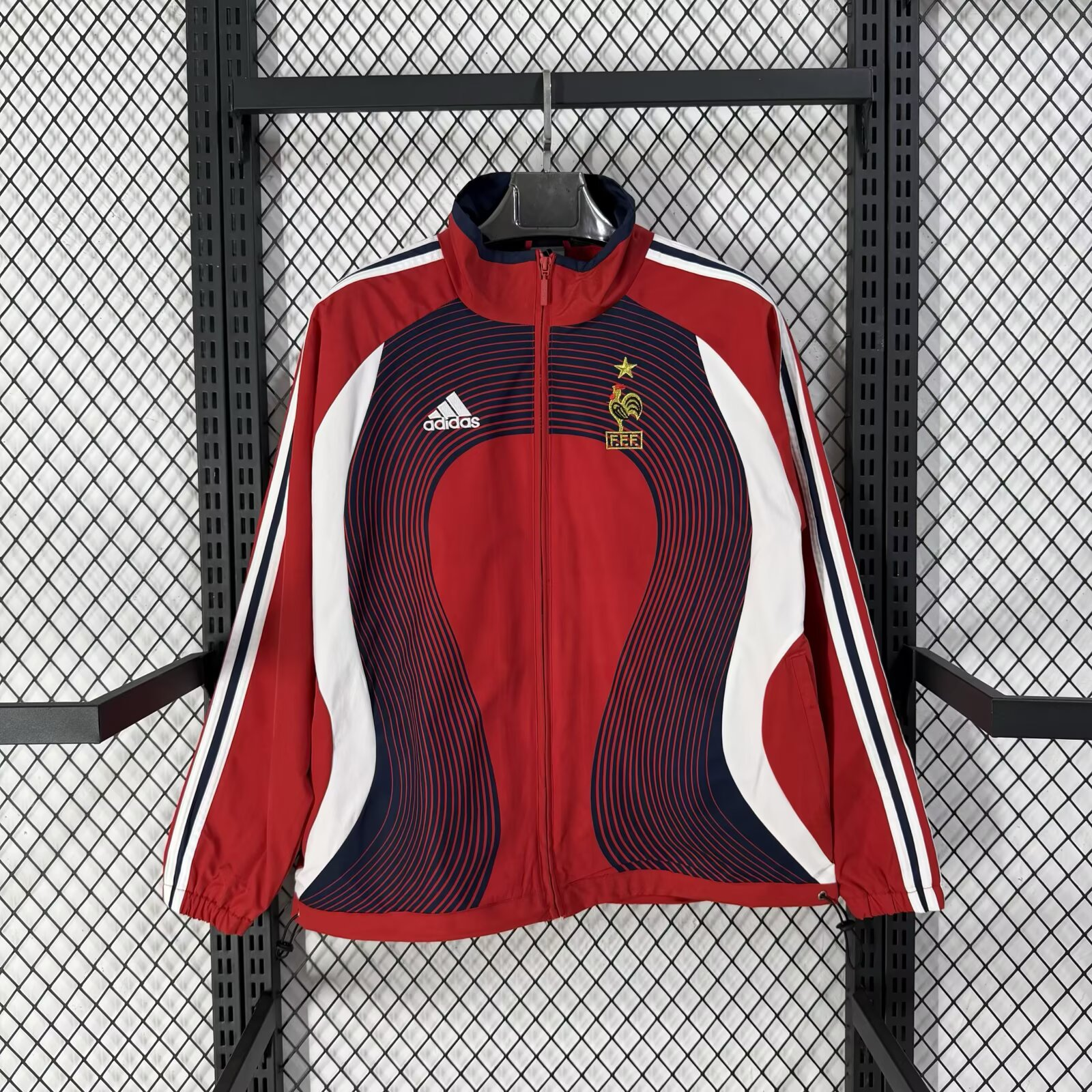 2026 France National Team Windbreaker Red Football Shirt