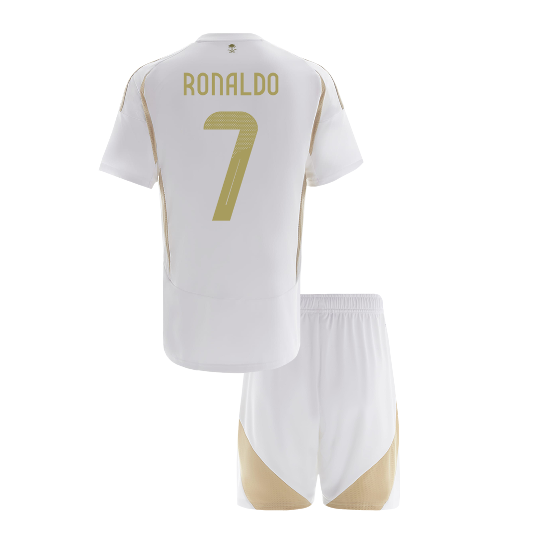 RONALDO #7 Al Nassr Third Away Kids Soccer Jerseys Kit - ACL