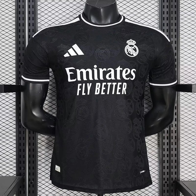 26/27 RMA Logo Edition Black Player Version Soccer Jersey