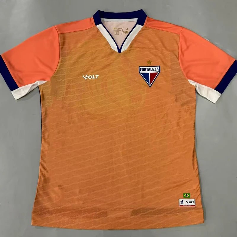 25/26 Fortaleza Goalkeeper Orange Fans Soccer Jersey