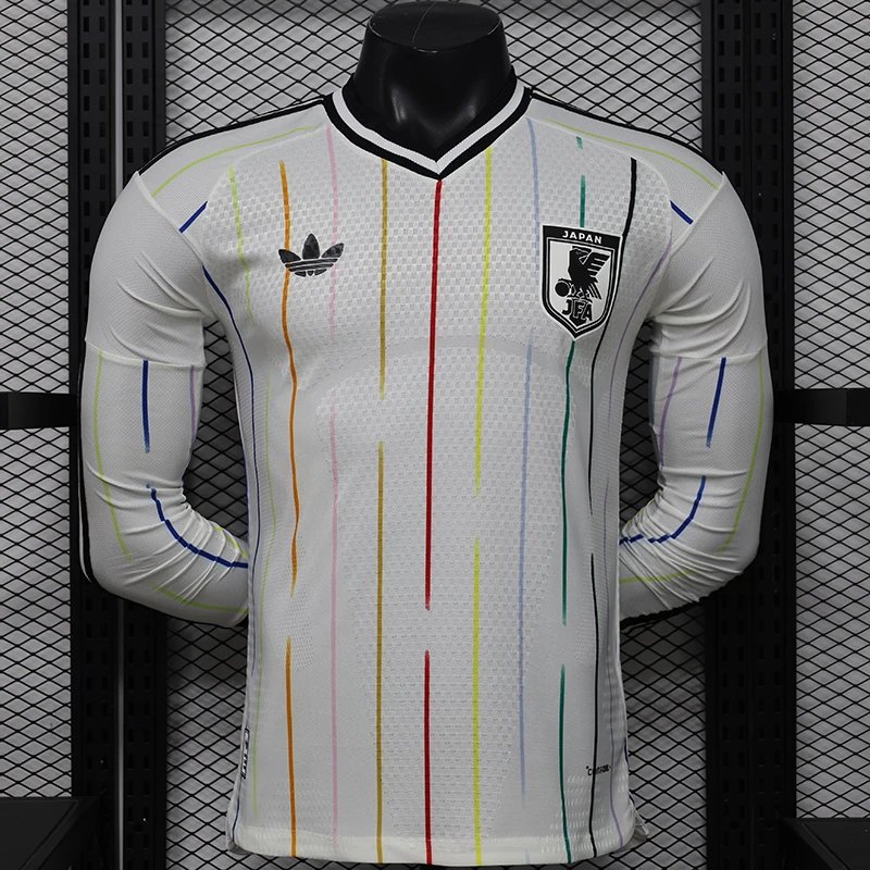 26/27 Japan Away Long Sleeve Player Version Soccer Jersey