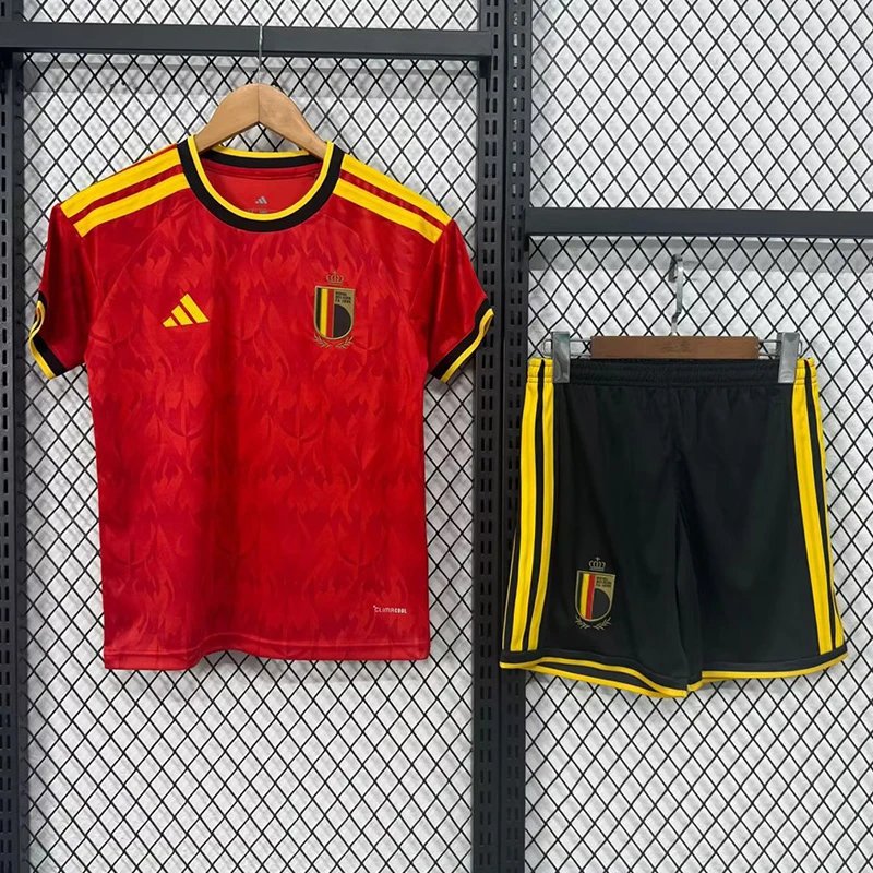 26/27 Belgium Home Kids Soccer Jersey
