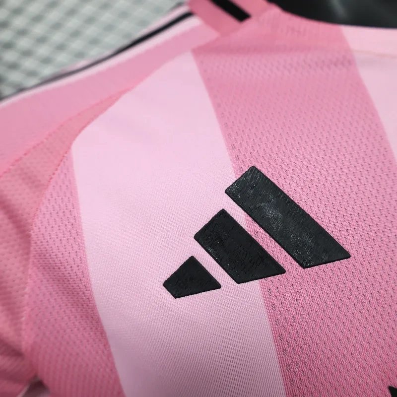 Inter Miami CF Home Pink Soccer Jersey Player Version Shirt 2025-26