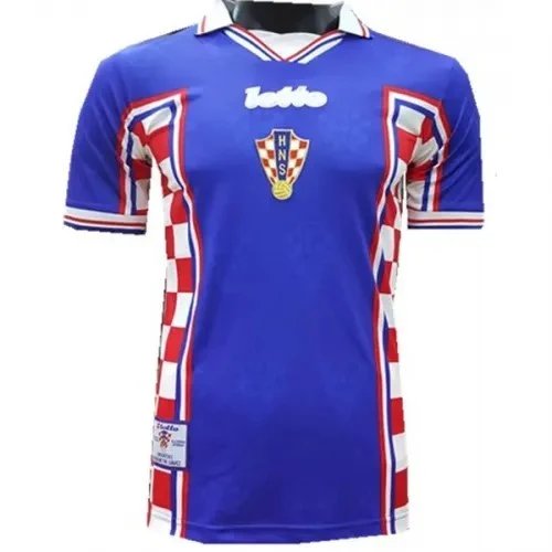 Croatia Retro Jersey Away World Cup 1998