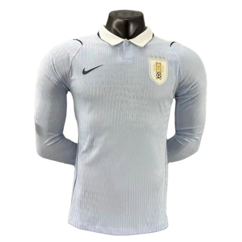 Uruguay Home Long Sleeves Jersey Player Version World Cup 2026