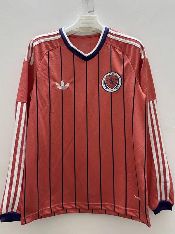 26/27 Scotland Away Long Sleeve Soccer Jersey
