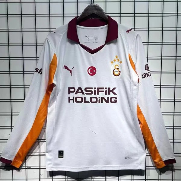 25/26 Galatasaray Away Long Sleeve Soccer Jersey