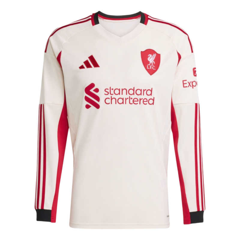 Liverpool away Long Sleeve football jersey 25-26 Fan version