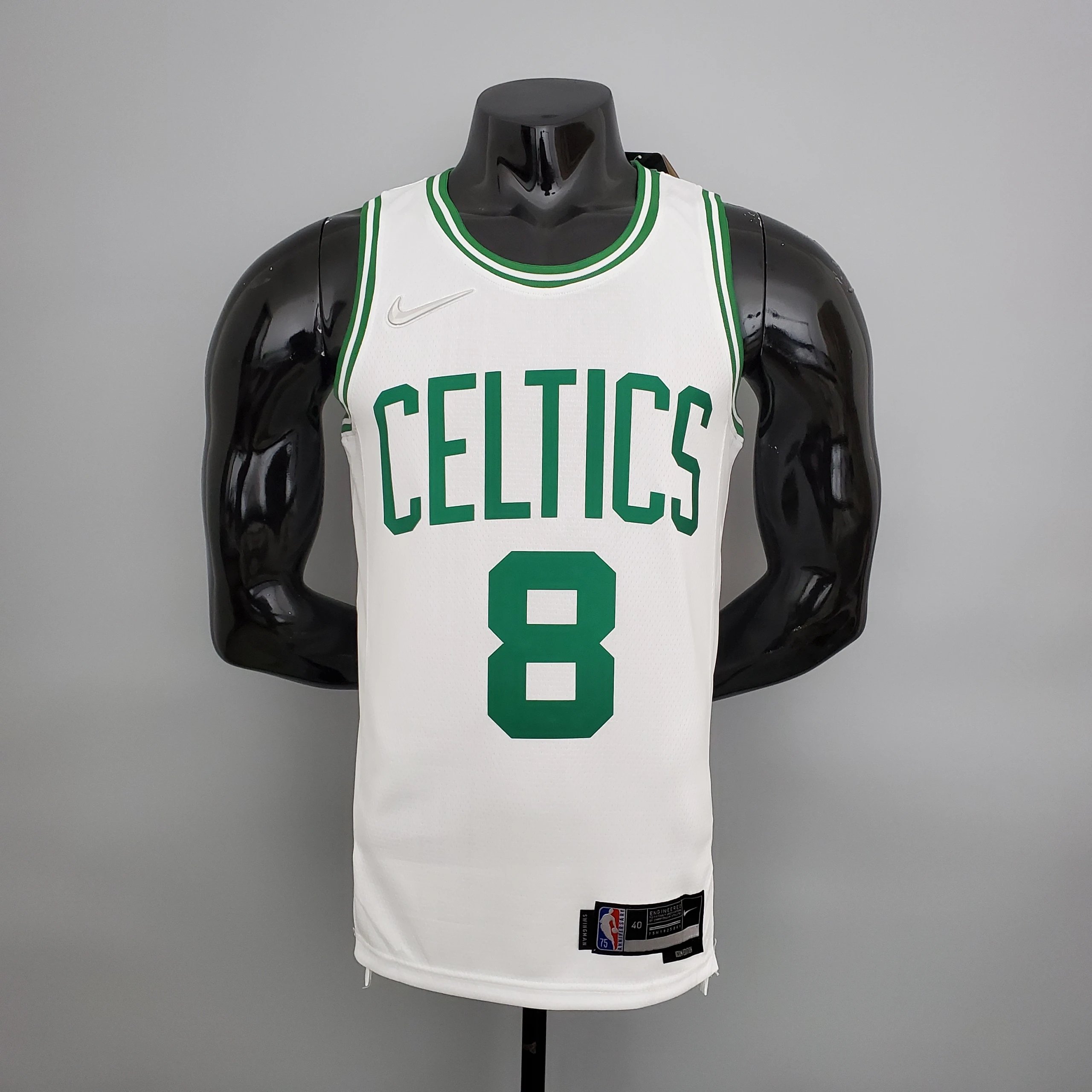Kemba Walker Boston Celtics 75th Anniversary Swingman Jersey White